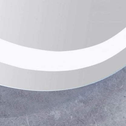 Oglinda LED Rotunda, 70cm, Celeste MotionGlow Marcello, Sistem Dezaburire, Ceas & Termometru, Dimabila, Lumina Calda Neutra Rece 3000K/4000K/6000K