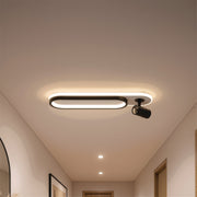 Lustra LED cu Proiector Reglabil FISSO Camilla 49W, lumina 3000/4000/6000k, Negru