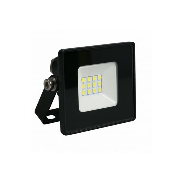 Proiector LED 19W 6000K IP65 220-230V 12 surse Carcasa Negra Metalica