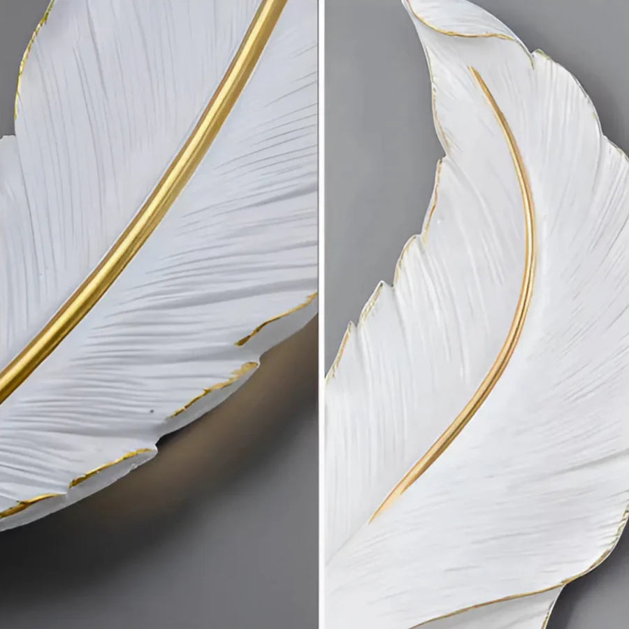 Aplica LED, Pena Decorativa 85CM Lumina Rece/Calda/Neutra 3000K/4000K/6000K Alb Auriu