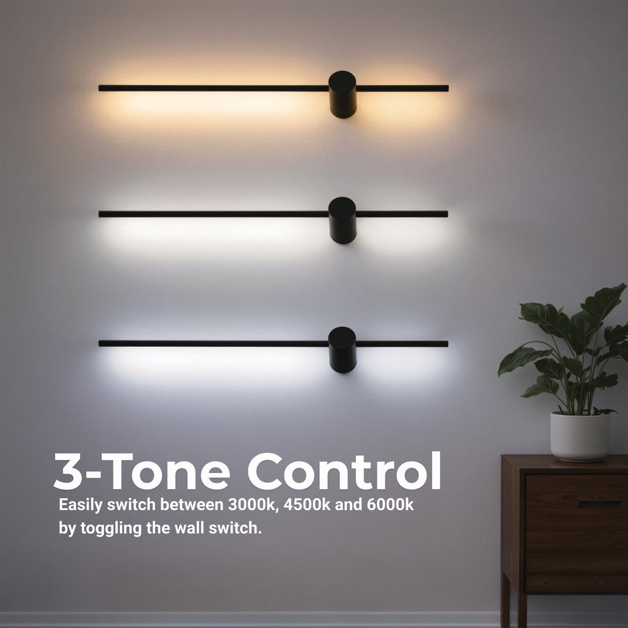 Aplica LED Angelique 24W Alb Negru