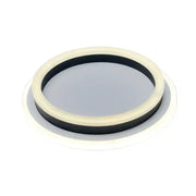 Lustra LED SOLENA ROTONDA 13W, Diametru 25cm, lumina Rece/Calda/Neutra, Alb Negru
