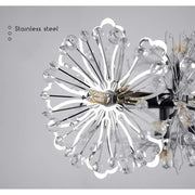 Candelabru Cristal PETERHOF Eleganza, 13xG4, Diametru 49 cm, Negru