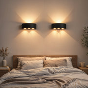 Aplica LED Exterior Ellis, 6W, 6 Surse de lumina, Lumina Calda, Negru