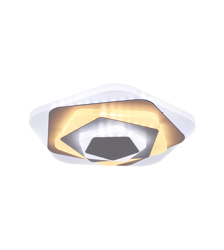 Lustra LED SIENA 40W, Diametru 23cm, lumina Rece/Calda/Neutra, Alb