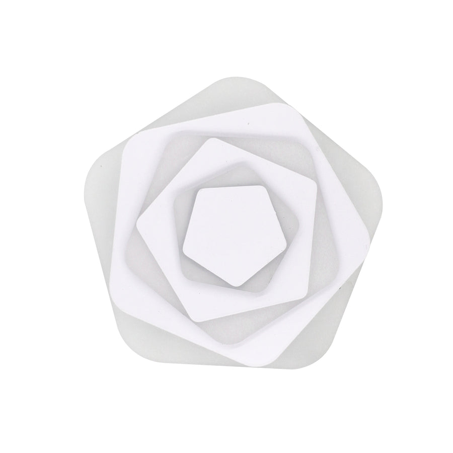 Lustra LED SIENA 40W, Diametru 23cm, lumina Rece/Calda/Neutra, Alb