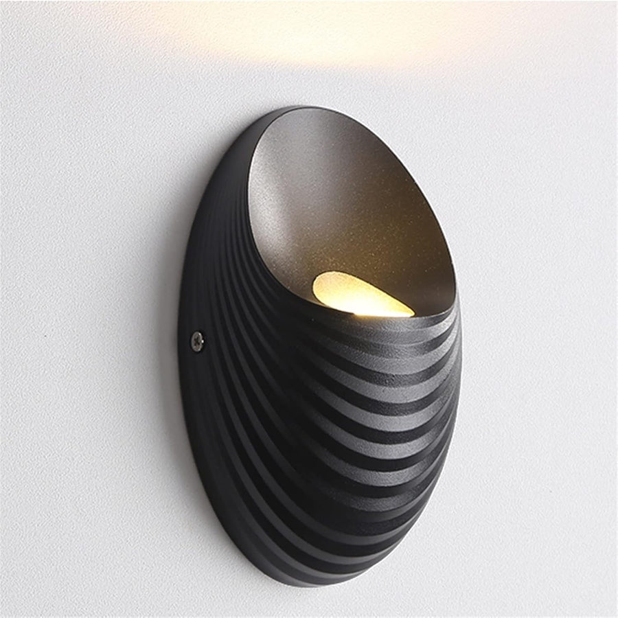 Aplica Exterior Shell, 5W, 3000K, Negru