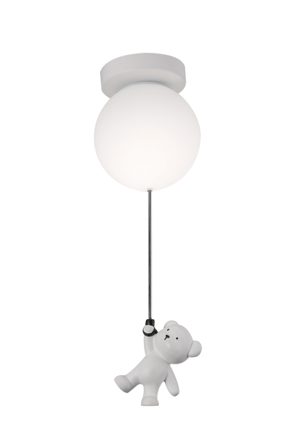 Lustra LED URSULETI Glob 18cm, Inaltime 50cm, 1xE7, Suspendata