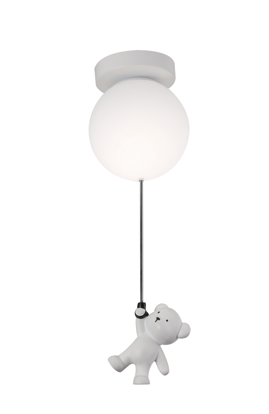 Lustra LED URSULETI Glob 18cm, Inaltime 50cm, 1xE7, Suspendata