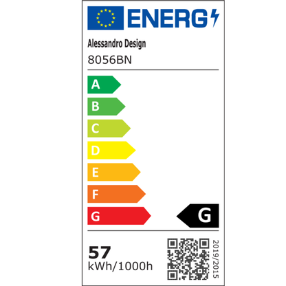 Lustră LED 8056BN, 57W, Acril Maro, Lumina 3000K/4000K/6000K