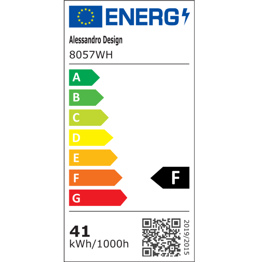 Lustră LED 8057WH, 41W, Acril Alb, Lumina 3000K/4000K/6000K
