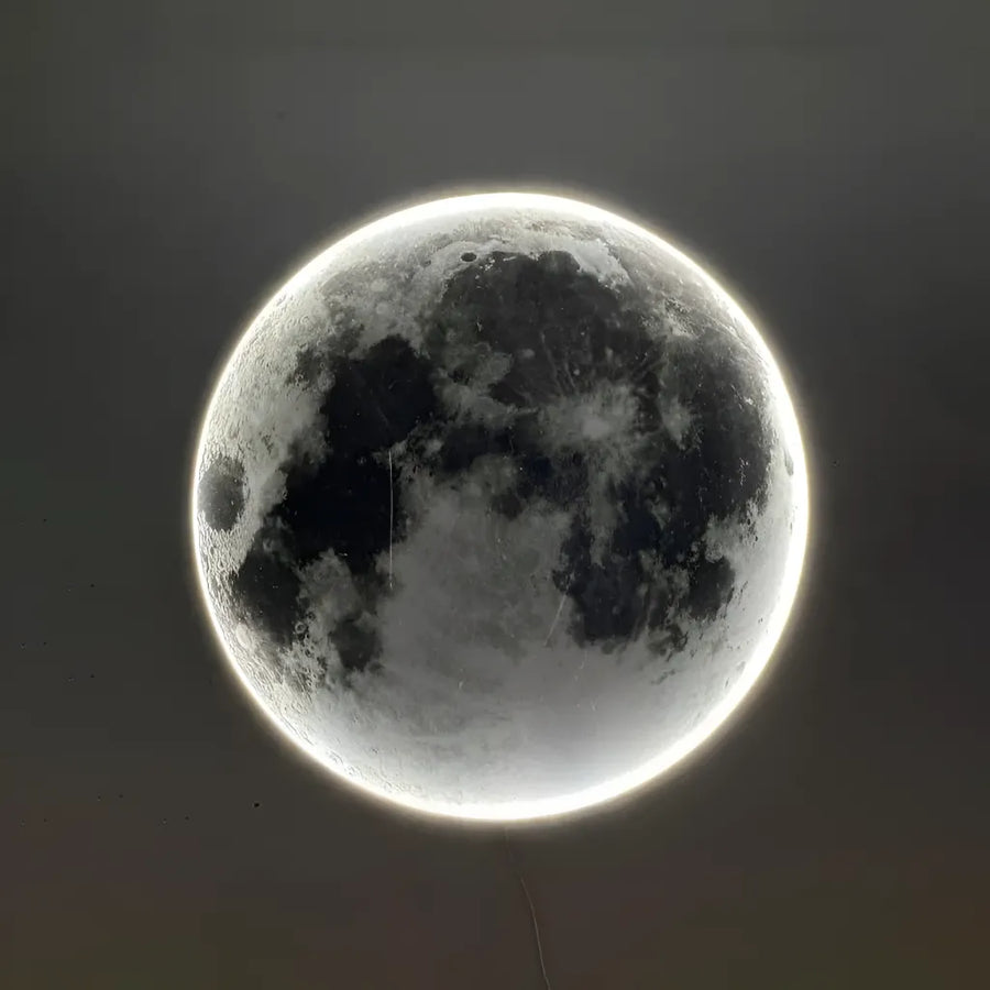 Aplica LED Decorativa Luna 34W Diametru 50CM Lumina Calda Neutra Rece 3000/4000/6000K