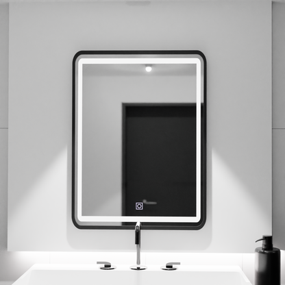 Oglinda LED Rectangulara, 60x80cm, Ombra  Basic Touch