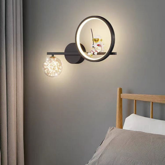 Aplica LED 21W Swarna Rece/ Calda/ Neutra, Negru