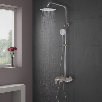 Coloana Dus, Inox SUS304, Satinat, N/LY001