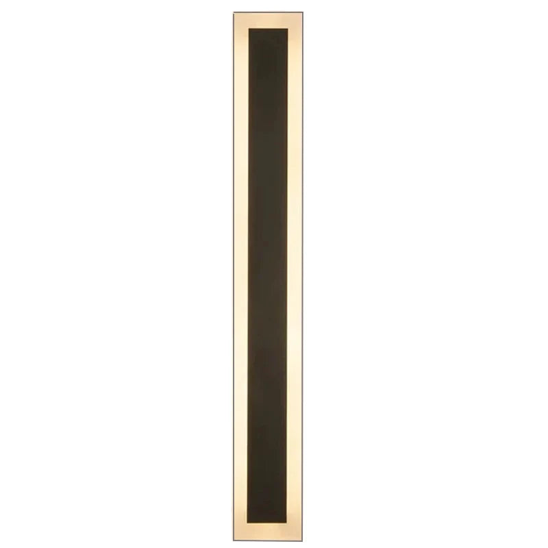 Aplica LED de Exterior Mack, Lungime 30cm, 4W, IP65, Metal, Liniar, Negru