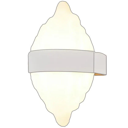Aplica LED Exterior ICEBERG 10W Metal IP65 Alb