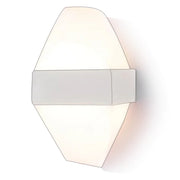 Aplica LED Exterior ICEBERG 10W Metal IP65 Alb