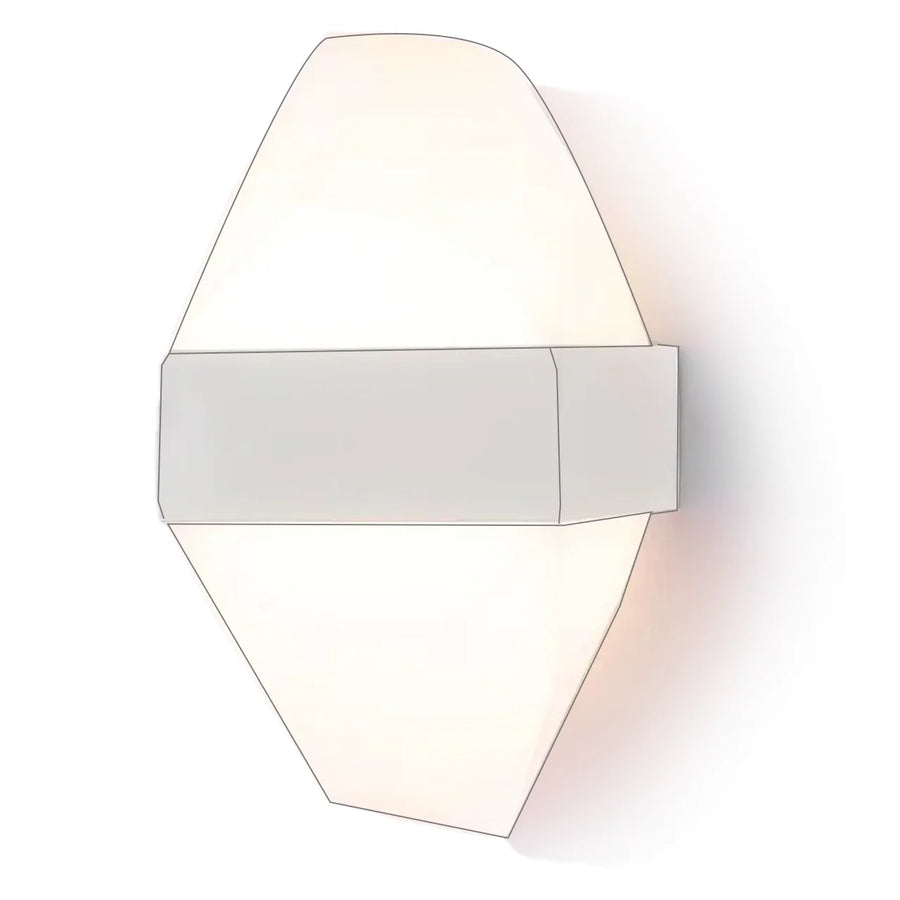Aplica LED Exterior ICEBERG 10W Metal IP65 Alb