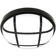 Aplica LED de Exterior AX311/218BK, Diametru 21.8cm, IP65, Lumina Calda