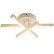 Lustra LED Diego, 26W, Alb, Metal, Lumina Rece/Calda/Neutra