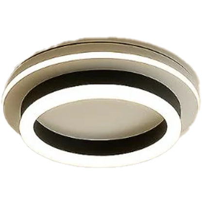 Lustra LED MODERNA 25W, Diametru 20cm, Rotunda, lumina Rece/Calda/Neutra, Negru