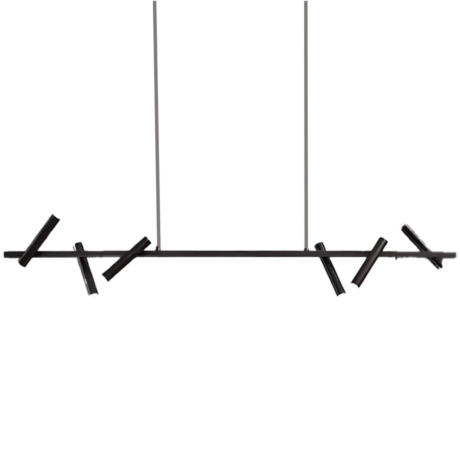 Lustra LED  Harman, 23W, 6 Surse, Lumina Neutra, Negru