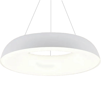 Lustra LED suspendata cu Telecomanda CHIARA, 73W, Lumina Rece/Calda/Neutra, Dimabila, Alb