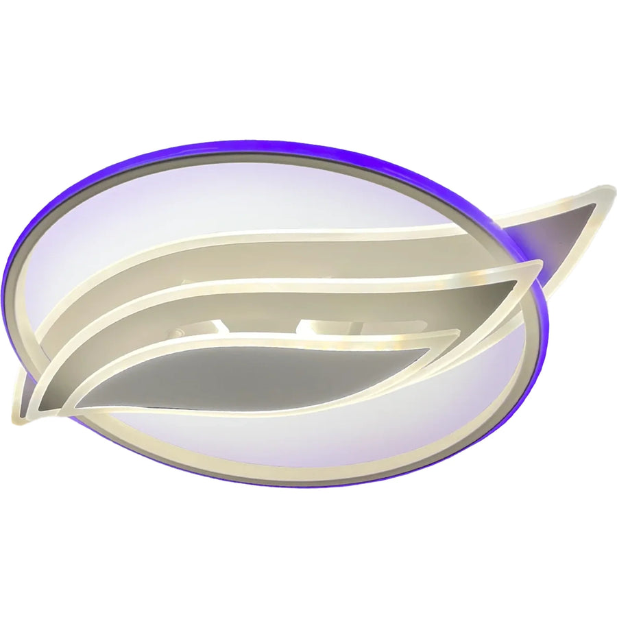 Lustra LED cu telecomanda JARRIA 52W, lumina Rece/Calda/Neutra/RGB, Dimabila, Alb