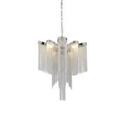 Candelabru Aurora, 4xE14, Diametru 43 cm, Inaltime 68 cm, Crom Lucios, Metal