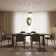 Lustra Moderna EON Eleganza, 49 cm, Suspendata, 1 X E27, Alb, Metal si Spuma, Inaltime Reglabila