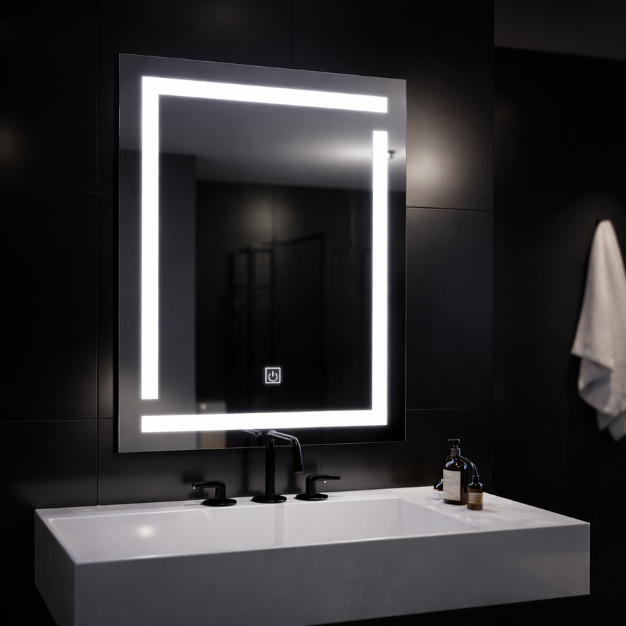 Oglinda LED Giga, 60x80cm, Touch, Lumina 6000K