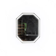 Oglinda LED Poligon, 60x80cm, Ralya Senzor MotionGlow Marcello, Sistem Dezaburire, Ceas & Termometru, Dimabila