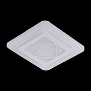 Lustra LED Amber, 30W, Alb, Acril, 4000K