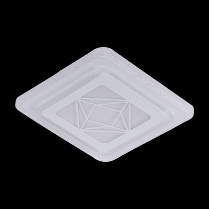 Lustra LED Amber, 30W, Alb, Acril, 4000K