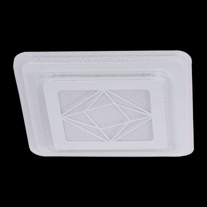 Lustra LED Amber, 30W, Alb, Acril, 4000K