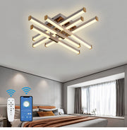 Lustra LED cu Telecomanda LT178/6WH, 84W, 6 Elemente, Lumina Rece/Clada/Neutra, Dimabila, Alb