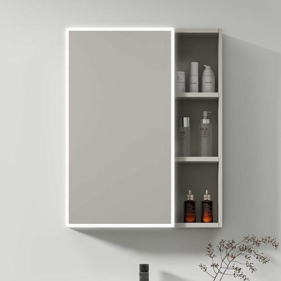 Mobilier Baie, Dulap Cu Oglinda LED T1141G/60 Gri