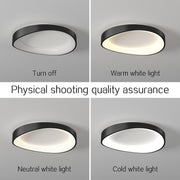 Plafoniera LED cu Telecomanda, PL103/520BK, 29W, Diametru 50cm, Lumina Calda/Rece/Neutra, Negru