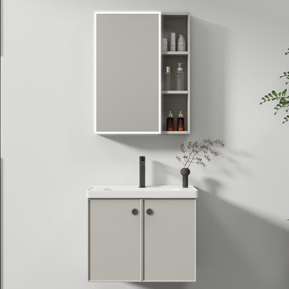 Mobilier Baie, Dulap Cu Oglinda LED T1141G/60 Gri