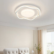 Lustra LED cu telecomanda MODERNO 77W, 2 Cercuri, lumina Rece/Calda/Neutra, Dimabila, Alb