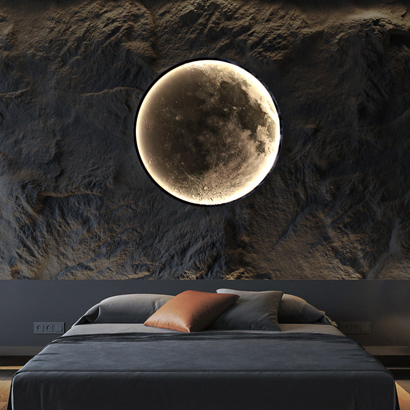 Aplica LED Decorativa Luna 34W Diametru 50CM Lumina Calda Neutra Rece 3000/4000/6000K
