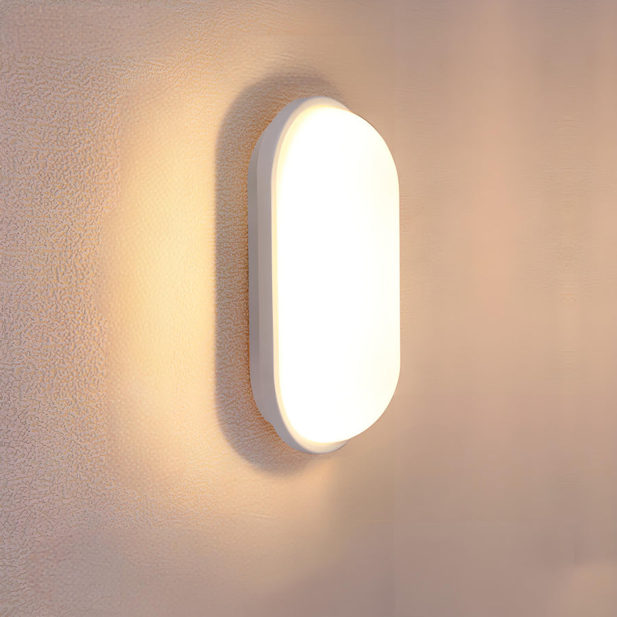 Aplica LED de Exterior AX320/218WH, 24W, Lumina Calda 3000K, IP65, Alb, Metal