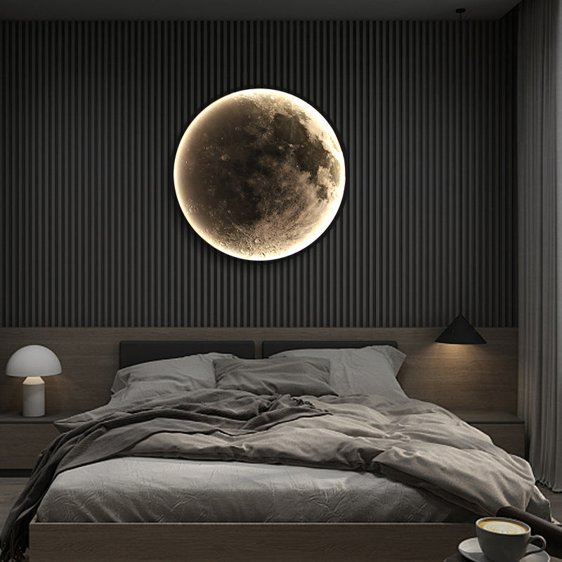 Aplica LED Decorativa Luna 34W Diametru 50CM Lumina Calda Neutra Rece 3000/4000/6000K