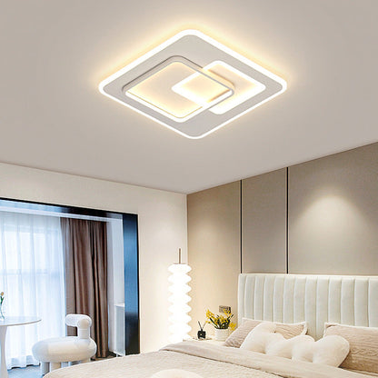 Lustra LED cu telecomanda NOLUX 34W,  Patrata, lumina Rece/Calda/Neutra, Dimabila, Alb