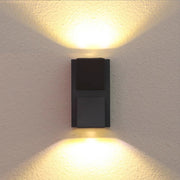 Aplica LED de Exterior si Interior, 2 Surse x 5W, IP65, ABS, Negru, 3000K, AX100/2BK