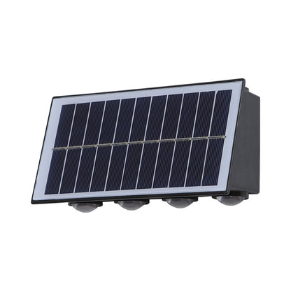 Aplica LED Exterior Solaris, 8 Surse de lumina, Lumina Calda, Negru