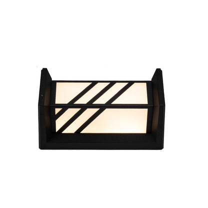 Aplica LED Exterior AX140BK 20W Alb Negru