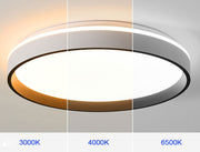 Plafoniera LED , 50W, Diametru 40cm, Lumina Calda/Rece/Neutra, Alb