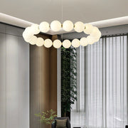 Lustră Suspendată LED Acril Celeste 42W cu Telecomandă, Dimabilă, Lumina Calda/Neutra/Rece 3000K/4000K/6000K, Auriu, Metal și Acril